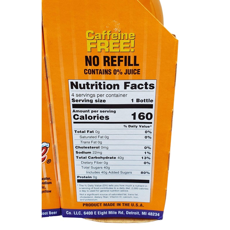 Frostie Soda 12 ounce Glass Bottles (Orange, 4)