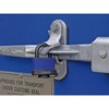 ABUS 70IB50 Marine Grade Aquasafe All Weather Shackle Padlock, Black/Blue