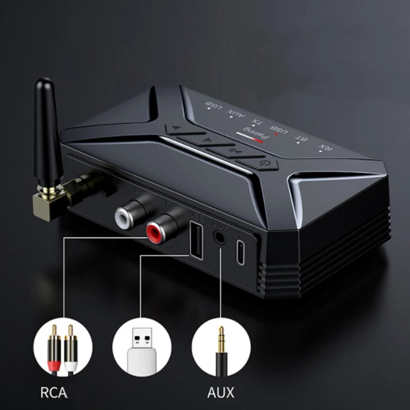Unbranded Long Range Bluetooth 5.0 Transmitter Receiver Audio Adapter for
