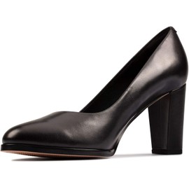 Clarks Kaylin Cara 2 Black Leather 8 D - Wide