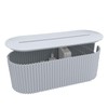 WPKD BLUEIY Cable Management Box, Cord Hider Plastic Organiser Box
