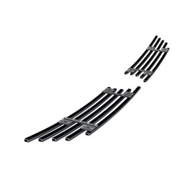 APS Compatible with Toyota 4Runner 2020-2024 Main Upper Stainless Steel Black 8x6 Horizontal Billet Front Grill Grille Insert T65576J