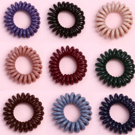 Painless curly hair tie, mark-free telephone cord hair tie, hair tie / 안아픈 꼬불머리끈 자국안남는 전화선 머리끈 헤어끈