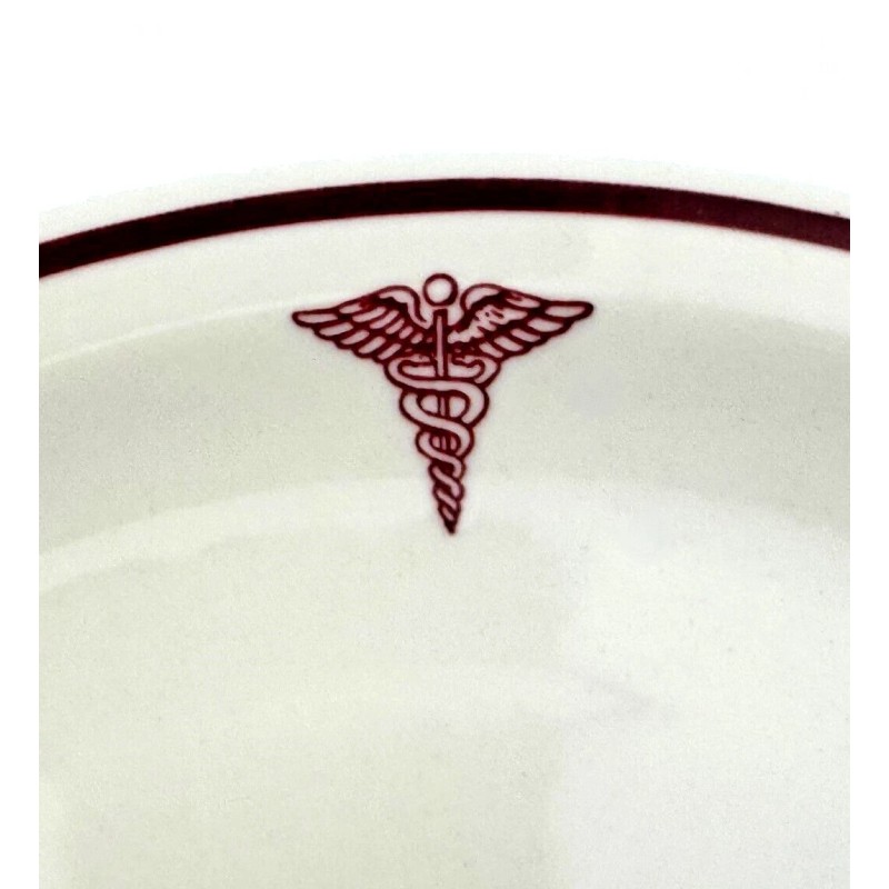New Homer Laughlin Caduceus US Army Medical Corps 9" Dinner