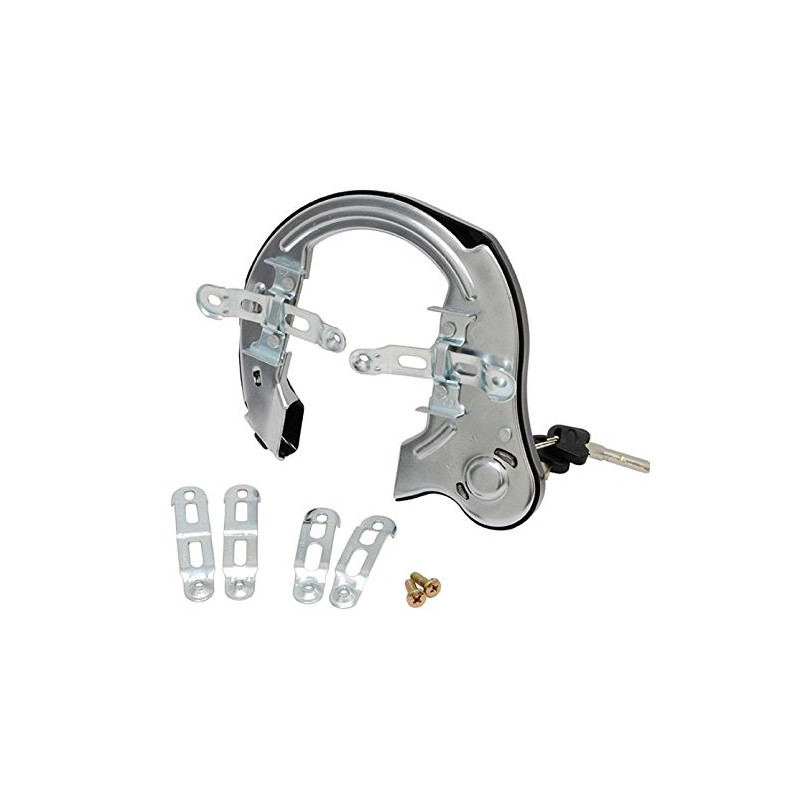 Gorin GR1000-SL Dimple Key Large Ring Lock, Silver