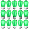 GUILEDUO 15 Pack S14 LED String Light Bulbs, Shatterproof 2