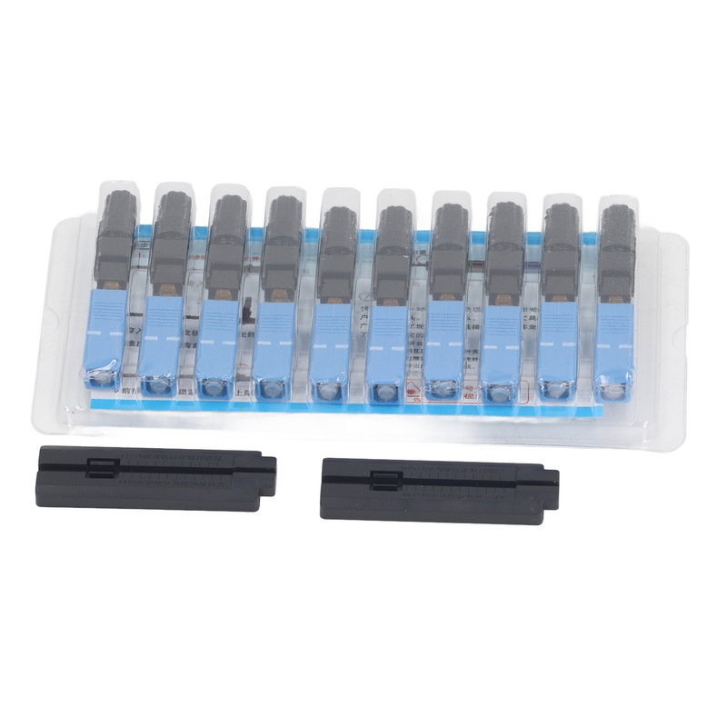 100Pcs Fiber Optic Connector Kit Embedded Type Fiber Optic Fast