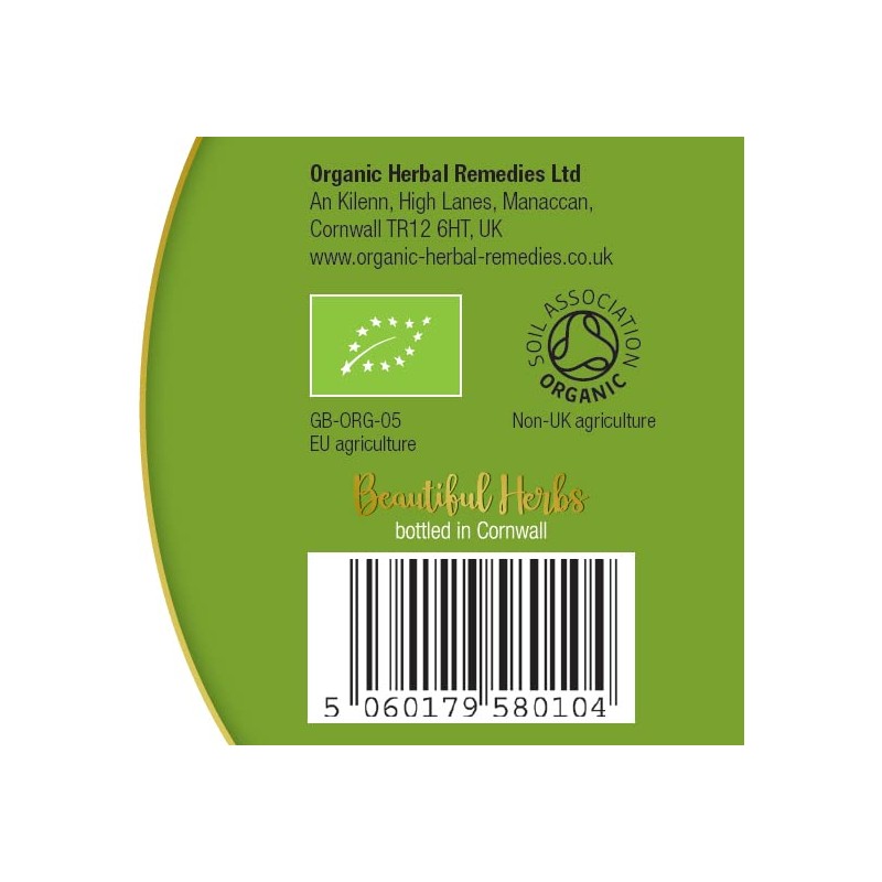 Organic Herbal Remedies, Dandelion Tincture, 100ml