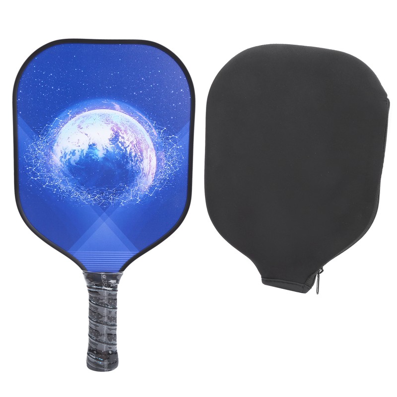 Lightweight Pickleball Paddle Racket Textured Fiberglass Surface PP Core Comfortable