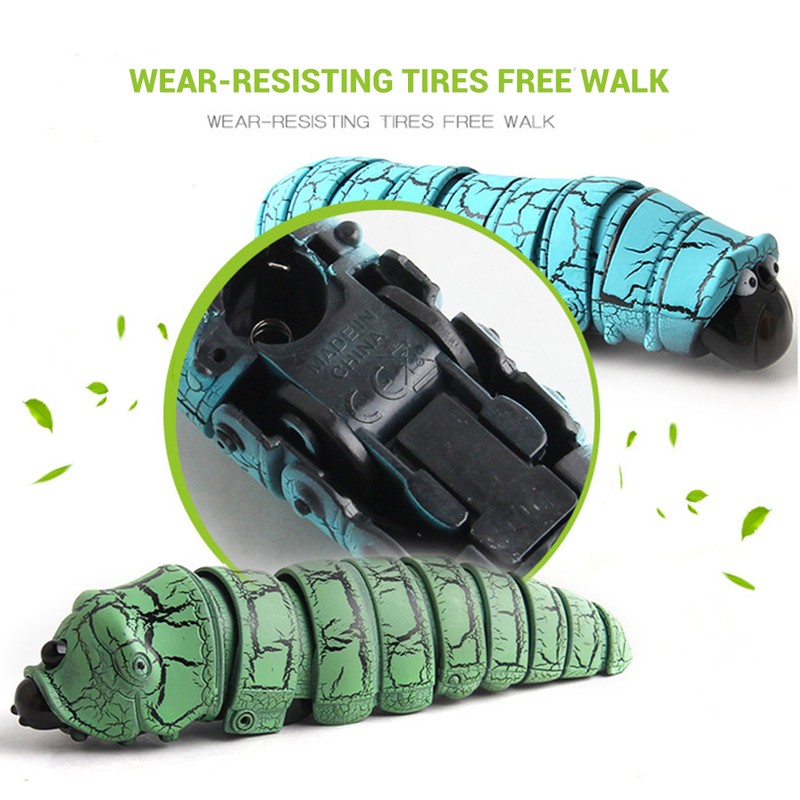 Infrared Caterpillar Toy Remote Control Realistic Caterpillar Cartoon Insect Toy