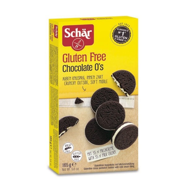 Schar Chocolate O’s 165g x 6 Packs bulk