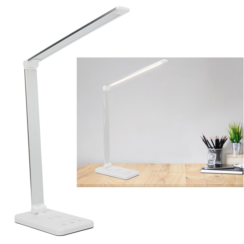 LED Desk Lamp 5 Levels Touch Control USB Eye Protection