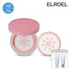 LLOLL 기본 피치 핑크 톤업 팡팡 선쿠션 15g 본품1+리필1+크레마 핸드크림 Basic Peach Pink Tone-Up Ppang Ppang Sun Cushion 15g Main Product 1 + Refill 1 + Crema Hand Cream