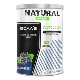 Bcaas Aminoácidos Green 500g 50 Servicios Sabores