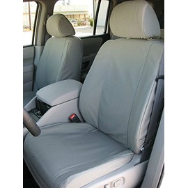 Durafit Seat Covers.Made to fit 2010-2013, F150 Pair of Front Bucket Gray Twill Seats Covers