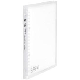 Maruman F091-98 Kurufit Loose Leaf Binder, A5, 20 Holes, Clear