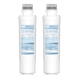 MIWF6200 Twist-in Water Filter Cartridge, Compatible with Midea MRS26D5AST, MF-2008-R2, Sharp SJWF200, SJG2254FS, Thor Kitchen WF200, Zline MIWFT2100, RFM-W-36 Models, 200 Gallon, 2 Pack
