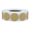 Hybsk 1 inch Round Color Coding Dot Labels Kraft 1000