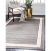 Unique Loom Del Mar Collection Area Rug-Transitional Inspired with Modern