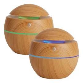 Humidificador Difusor De Aromas Luz Led Aromaterapia 260ml