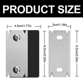 Limeow 1 Piece Edging Cutter Edge Planer Chamfer Planer Wood Tool Carpenter's Tool Planer Thickness Planer with 2 Replacement Blades for Wood PVC ABS Edge Bins (Black)