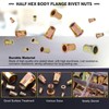 Mardatt Metric Hex Rivet Nut Assortment Kit M3 M4 M5