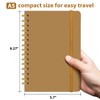 A5 Spiral Notebook, 8.27"x5.7" Hardcover Notebook 160 Lined Pages Spiral