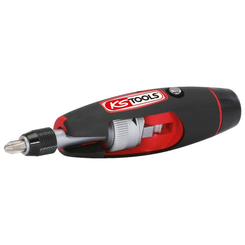 KS TOOLS T-handle Ratchet Bit Screwdriver, 1/4"