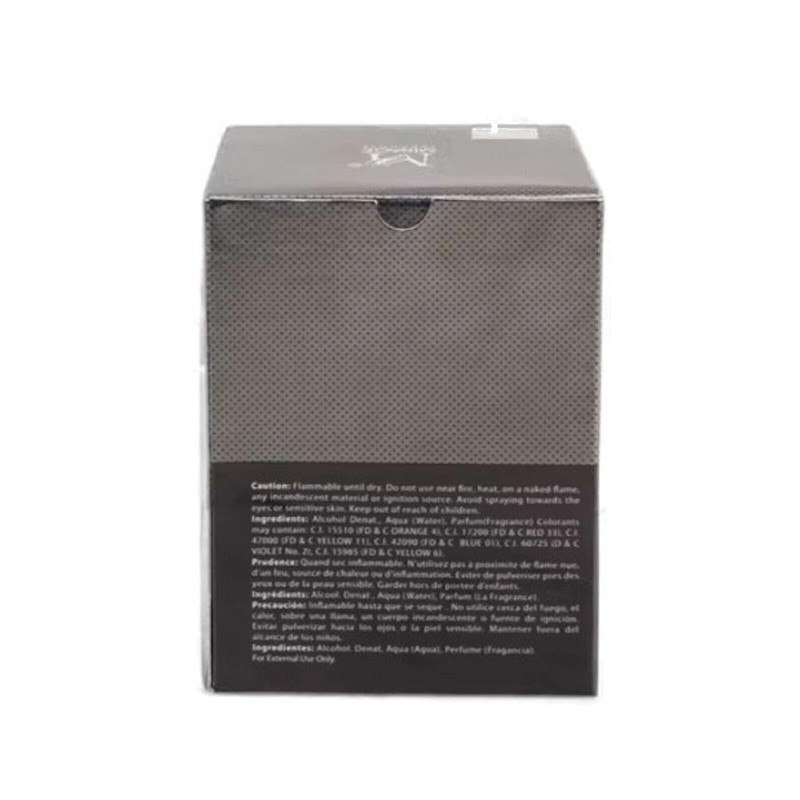 Azure Noir Intense Men's 3.4 Oz EDT Spray Long Lasting