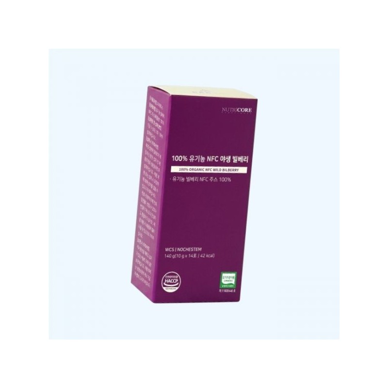 Nutricore Organic NFC Wild Bilberry 1 Box 5188970 / 뉴트리코어