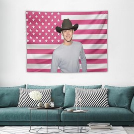 American Star Tapestry Jensen Flag Tapestry Suitable for College Dormitory Cave Bedroom Living Room Office Party Decoration Fans Gift, Ackles - Size: 60"x80"