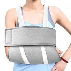 Cabestrillo para Brazo,Inmovilizador de Hombro,Cabestrillo Superligero,Soporte de Antebrazo para Hombro, Arnés para Brazo con Correas Ajustables