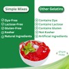 Simple Mixes Natural Orange Gelatin Mix, 3.0 oz (Pack of