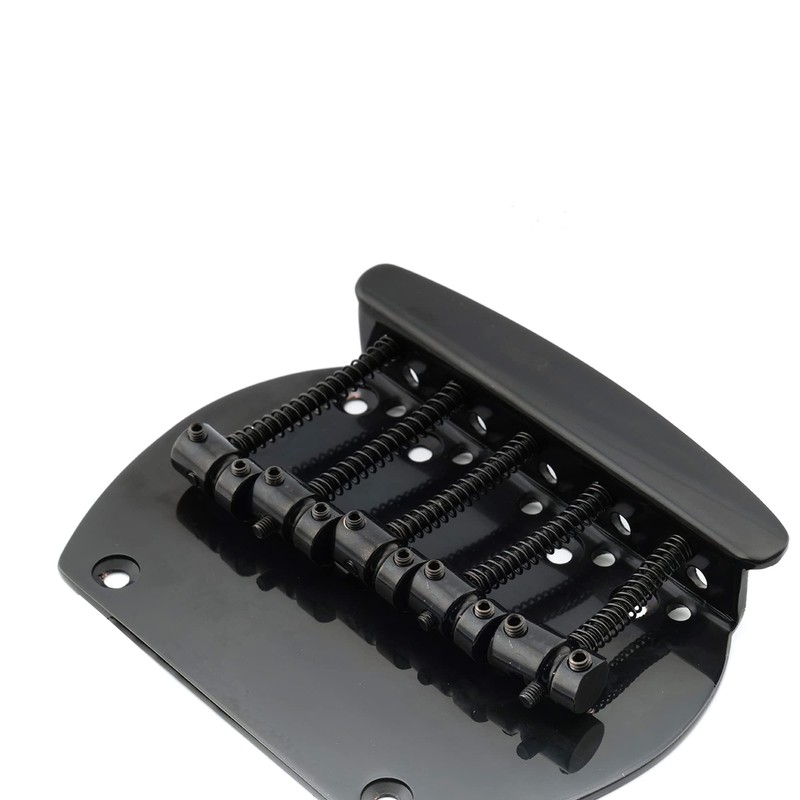 Musiclily Pro 16mm Steel 5-String Bass Bridge for Musicman Style