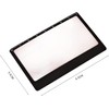 Credit Card Magnifier Card 3X - Slim Pocket Magnifying Glass