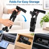Folding Walking Cane for Seniors with LED Light, Alarm &