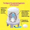 Boiled Egg Extractor, Portable Egg Shell Peeler with Easy to