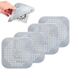 4 Pack Drain Hair Catcher, Bathroom Shower Drain Protector Hair