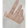 GEJ-Tech Women's Ring, Silver Ring, One Size Fits Most (No.