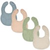 Comfy Cubs Muslin Baby Bibs, Drool Bibs, Adjustable with Easy