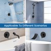 Airuida Round Single-Function Shower Handle Valve Trim Kit Shower Valves