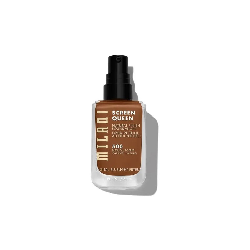 Maquillaje Milani Screen Queen Foundation 500 Natural Toffee