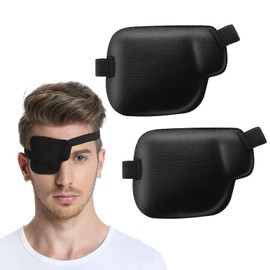 KWJEIULSOQ 2 Pieces Single Eye Patch, Comfortable Eye Patches, Adjustable Single Eye Mask, Medical Eye Patches for Adults and Children, Left Right Eye, The Recovery Phase After Surgery
