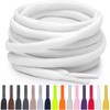 Miscly Oval Athletic Shoe Laces, Multiple Lengths and Colors Available