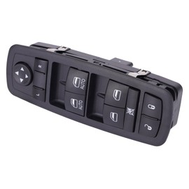 MOCA 901-489 DWS1842 Front Left Power Window Switch 10 Button Fit for Dodge 2012-2020 Grand Caravan, for Chrysler 2012-2016 Town and Country, for Ram 2012-2015 C/V