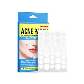 Pimple Patches Acne Patches,Spot Patches Hydrocolloid Acne Patches with Tea Tree Oil and Salicylic Acid, Fast Healing Spot Dots Acne Effectively Face Skin Care(36 Pcs)