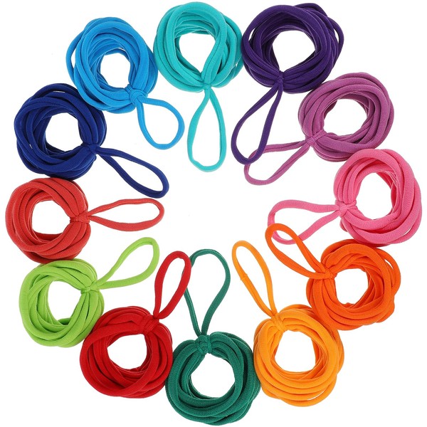 DIYEAH Loom Potholder Loops 192pcs Weaving Loom Refill Loops Elastic