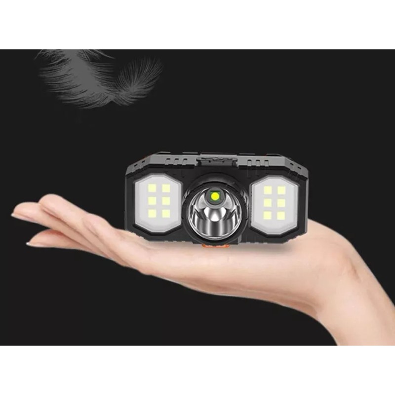 Importeek Lampara Linterna Led Minero Tactica Cabeza Recargable Usb