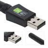 Vbestlife Adaptador WiFi USB, Tarjeta de Red Inalámbrica, Antena Receptora