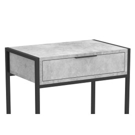 Safdie & Co. Safdie Furniture Top Line End Table, Grey Cement -